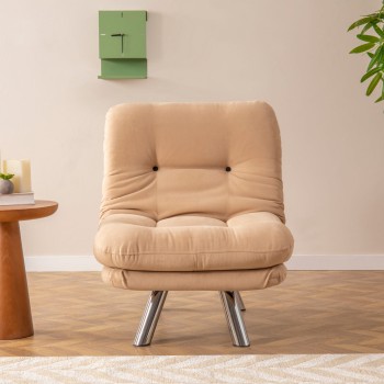 1-Seat Sofa-Bed Misa Small Solo - Cream Cream