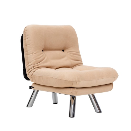 1-Seat Sofa-Bed Misa Small Solo - Cream Cream 1-Seat Sofa-Bed Misa Small Solo - Cream Cream