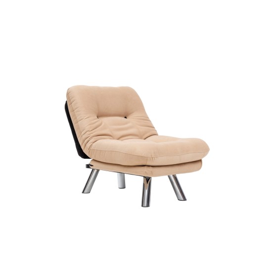 1-Seat Sofa-Bed Misa Small Solo - Cream Cream 1-Seat Sofa-Bed Misa Small Solo - Cream Cream