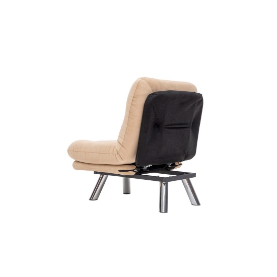 1-Seat Sofa-Bed Misa Small Solo - Cream Cream 1-Seat Sofa-Bed Misa Small Solo - Cream Cream