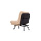 1-Seat Sofa-Bed Misa Small Solo - Cream Cream 1-Seat Sofa-Bed Misa Small Solo - Cream Cream