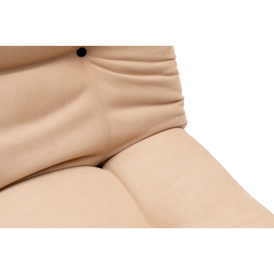 1-Seat Sofa-Bed Misa Small Solo - Cream Cream 1-Seat Sofa-Bed Misa Small Solo - Cream Cream