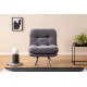 1-Seat Sofa-Bed Misa Small Solo - Grey Grey 1-Seat Sofa-Bed Misa Small Solo - Grey Grey