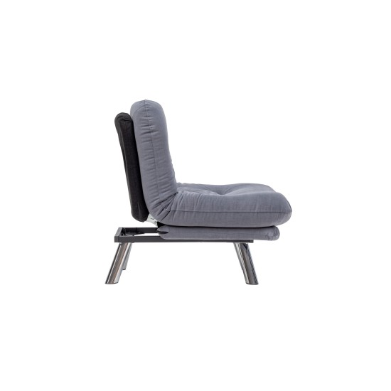 1-Seat Sofa-Bed Misa Small Solo - Grey Grey 1-Seat Sofa-Bed Misa Small Solo - Grey Grey