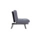 1-Seat Sofa-Bed Misa Small Solo - Grey Grey 1-Seat Sofa-Bed Misa Small Solo - Grey Grey