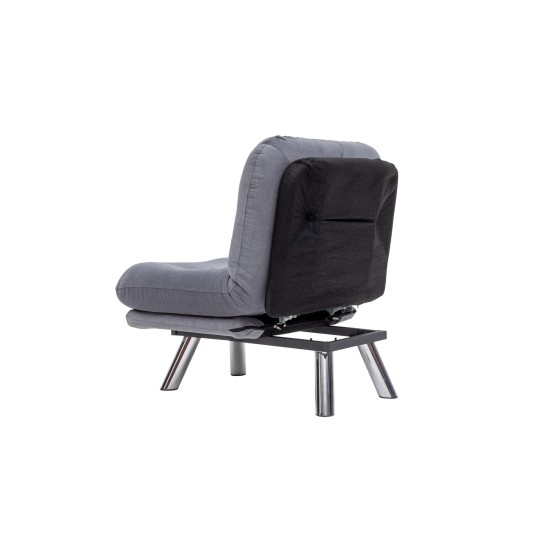 1-Seat Sofa-Bed Misa Small Solo - Grey Grey 1-Seat Sofa-Bed Misa Small Solo - Grey Grey