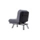 1-Seat Sofa-Bed Misa Small Solo - Grey Grey 1-Seat Sofa-Bed Misa Small Solo - Grey Grey