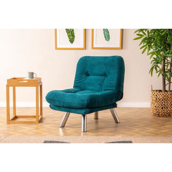 1-Seat Sofa-Bed Misa Small Solo - Petrol Green Petrol Green