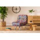 Atelier del Sofa 1-Seat Sofa-Bed Misa Small Solo - Patchwork Multicolor