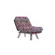 Atelier del Sofa 1-Seat Sofa-Bed Misa Small Solo - Patchwork Multicolor