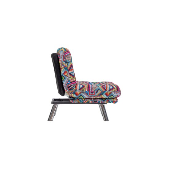 Atelier del Sofa 1-Seat Sofa-Bed Misa Small Solo - Patchwork Multicolor