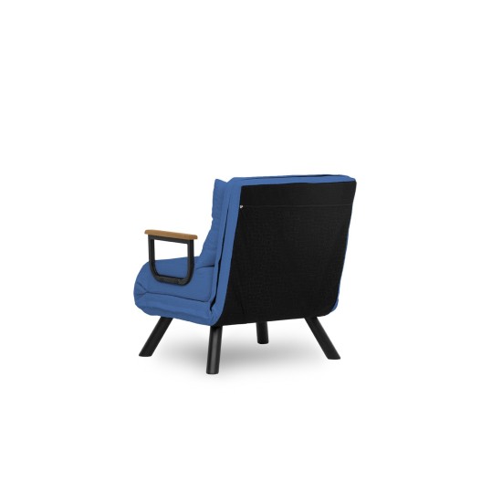 Πολυθρόνα Κρεβάτι - Sando Single - Μπλε - 175x60x60εκ