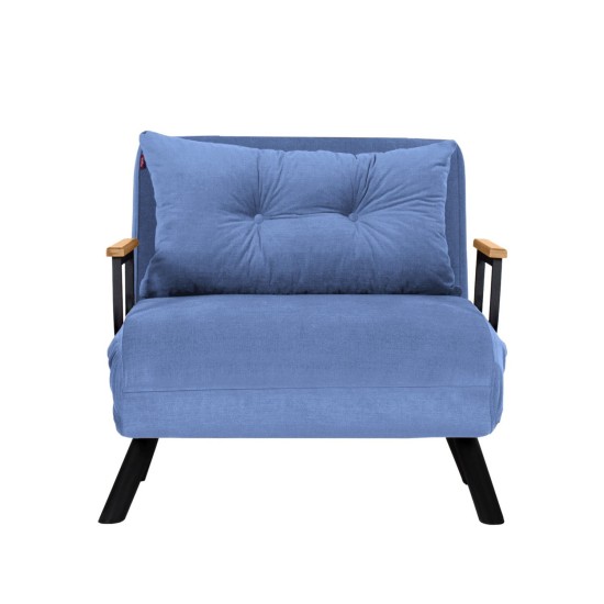 Πολυθρόνα Κρεβάτι - Sando Single - Μπλε - 175x60x60εκ