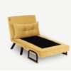 Πολυθρόνα Κρεβάτι - Sando Single - Χρώμα Μουσταρδί - 175x60x60εκ