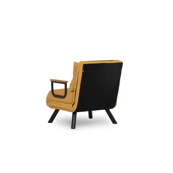 Πολυθρόνα Κρεβάτι - Sando Single - Χρώμα Μουσταρδί - 175x60x60εκ Πολυθρόνα Κρεβάτι - Sando Single - Χρώμα Μουσταρδί - 175x60x60εκ