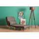Atelier del Sofa 1-Seat Sofa-Bed Folde Single - Dark Grey Dark Grey