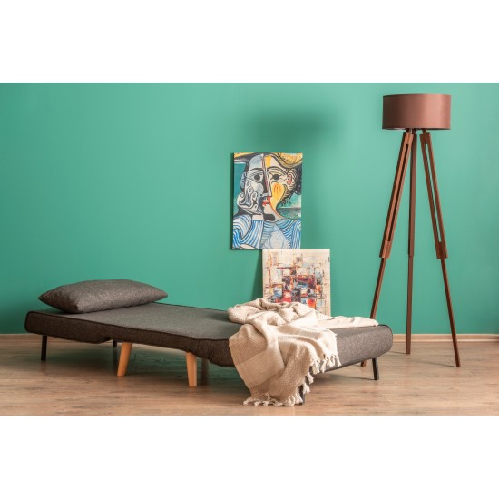 Atelier del Sofa 1-Seat Sofa-Bed Folde Single - Dark Grey Dark Grey
