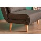 Atelier del Sofa 1-Seat Sofa-Bed Folde Single - Dark Grey Dark Grey