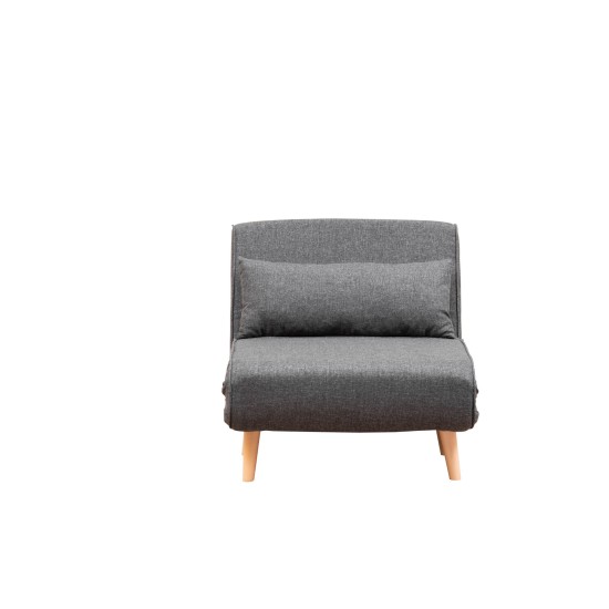 Atelier del Sofa 1-Seat Sofa-Bed Folde Single - Dark Grey Dark Grey