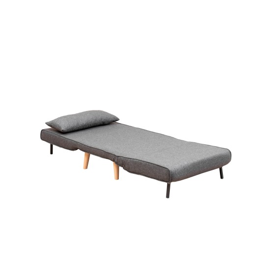 Atelier del Sofa 1-Seat Sofa-Bed Folde Single - Dark Grey Dark Grey