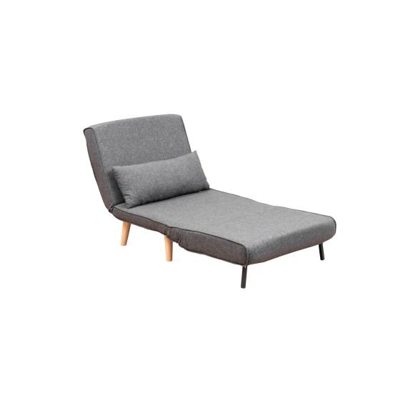 Atelier del Sofa 1-Seat Sofa-Bed Folde Single - Dark Grey Dark Grey