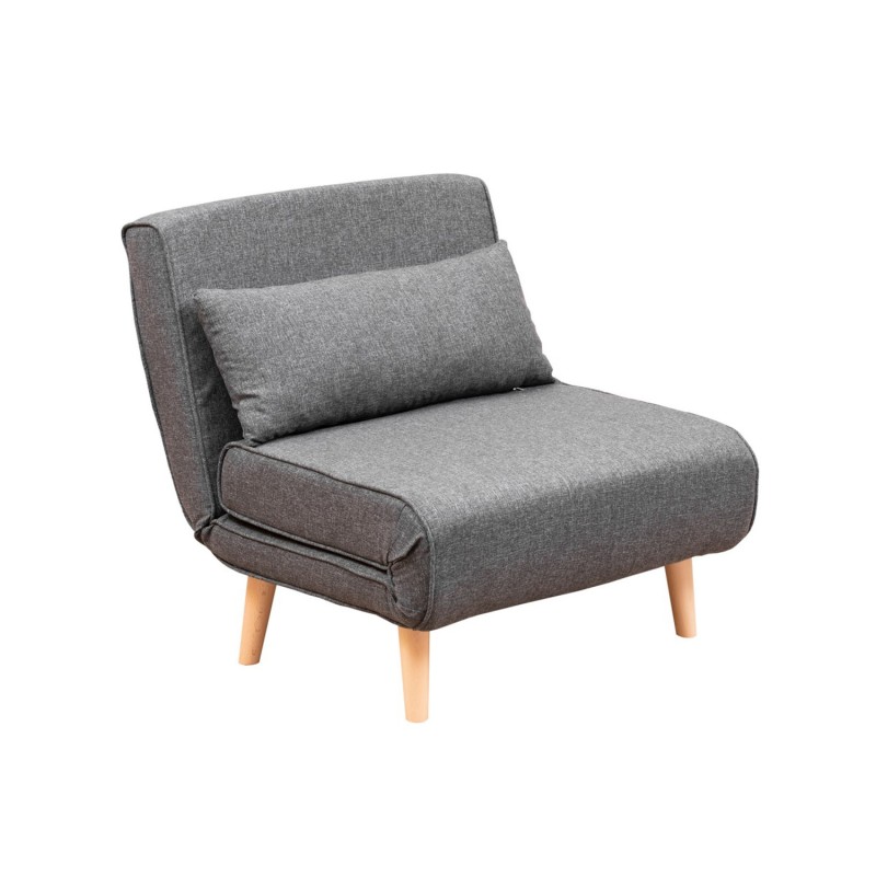 Atelier del Sofa 1-Seat Sofa-Bed Folde Single - Dark Grey Dark Grey