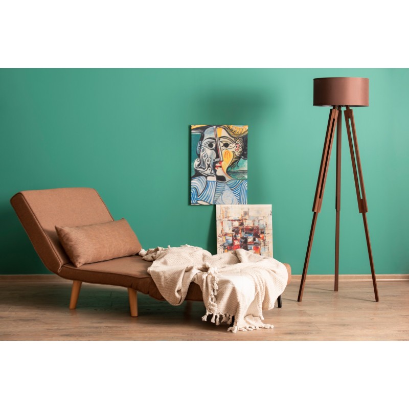 Atelier del Sofa 1-Seat Sofa-Bed Folde Single - Brown Brown