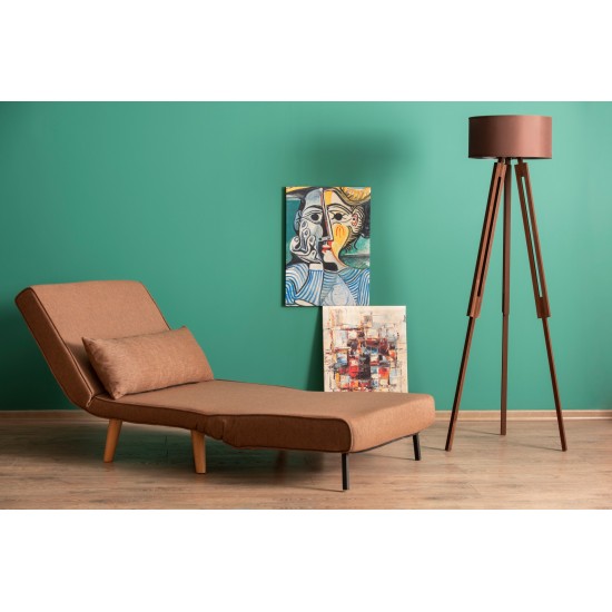 Atelier del Sofa 1-Seat Sofa-Bed Folde Single - Brown Brown