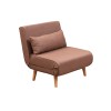 Atelier del Sofa 1-Seat Sofa-Bed Folde Single - Brown Brown