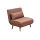Atelier del Sofa 1-Seat Sofa-Bed Folde Single - Brown Brown
