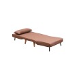 Atelier del Sofa 1-Seat Sofa-Bed Folde Single - Brown Brown