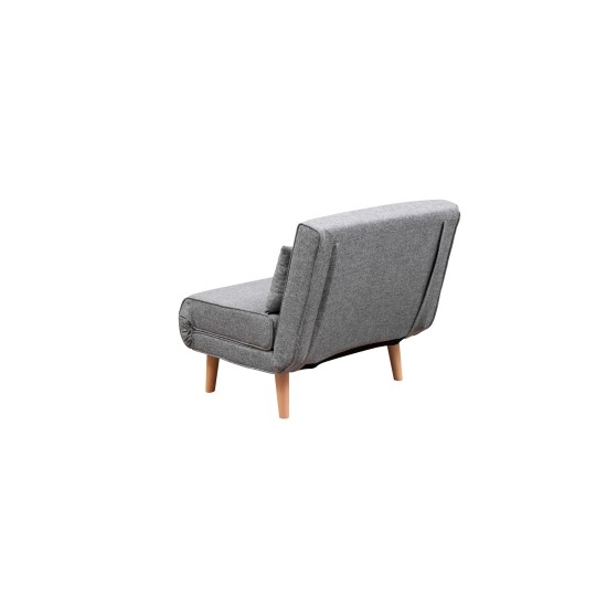 Atelier del Sofa 1-Seat Sofa-Bed Folde Single - Light Grey Light Grey