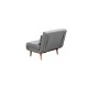 Atelier del Sofa 1-Seat Sofa-Bed Folde Single - Light Grey Light Grey