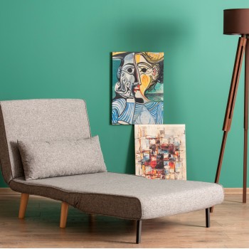 1-Seat Sofa-Bed Folde Single - Light Grey Light Grey