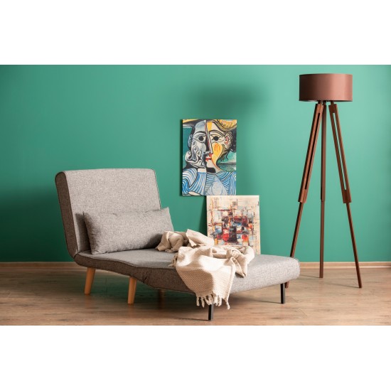 Atelier del Sofa 1-Seat Sofa-Bed Folde Single - Light Grey Light Grey