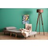 Atelier del Sofa 1-Seat Sofa-Bed Folde Single - Light Grey Light Grey