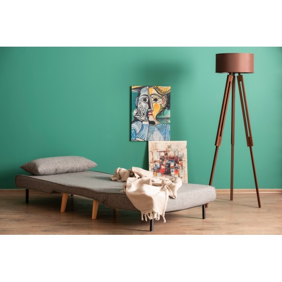 Atelier del Sofa 1-Seat Sofa-Bed Folde Single - Light Grey Light Grey