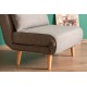 Atelier del Sofa 1-Seat Sofa-Bed Folde Single - Light Grey Light Grey