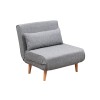 Atelier del Sofa 1-Seat Sofa-Bed Folde Single - Light Grey Light Grey