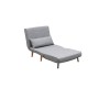 Atelier del Sofa 1-Seat Sofa-Bed Folde Single - Light Grey Light Grey