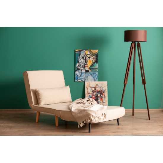 Atelier del Sofa 1-Seat Sofa-Bed Folde Single - Cream Cream