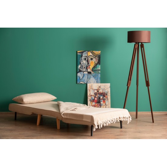 Atelier del Sofa 1-Seat Sofa-Bed Folde Single - Cream Cream
