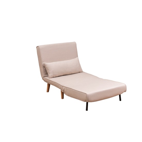 Atelier del Sofa 1-Seat Sofa-Bed Folde Single - Cream Cream