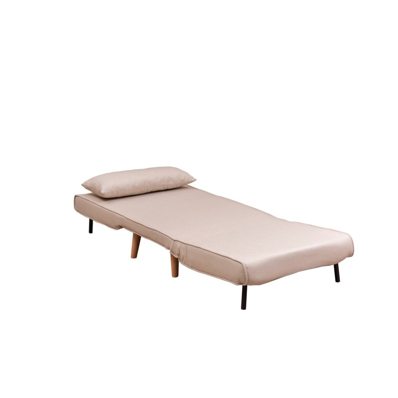 Atelier del Sofa 1-Seat Sofa-Bed Folde Single - Cream Cream