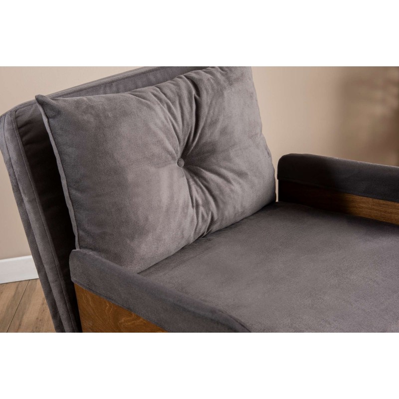 1-Seat Sofa-Bed Cosmo Single - Grey Grey