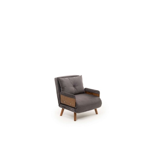 1-Seat Sofa-Bed Cosmo Single - Grey Grey