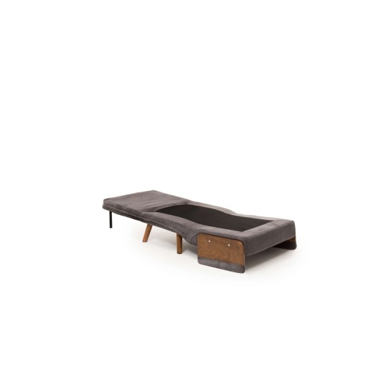 1-Seat Sofa-Bed Cosmo Single - Grey Grey