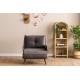 1-Seat Sofa-Bed Cosmo Single - Grey Grey