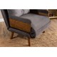 1-Seat Sofa-Bed Cosmo Single - Grey Grey