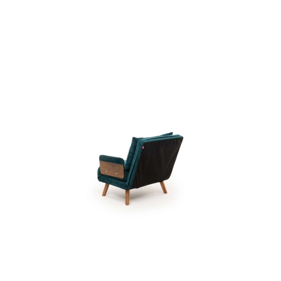 1-Seat Sofa-Bed Cosmo Single - Petrol Green Petrol Green 1-Seat Sofa-Bed Cosmo Single - Petrol Green Petrol Green